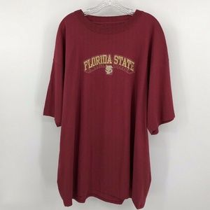 Lee FLORIDA STATE University Embroidered Tee 2XL